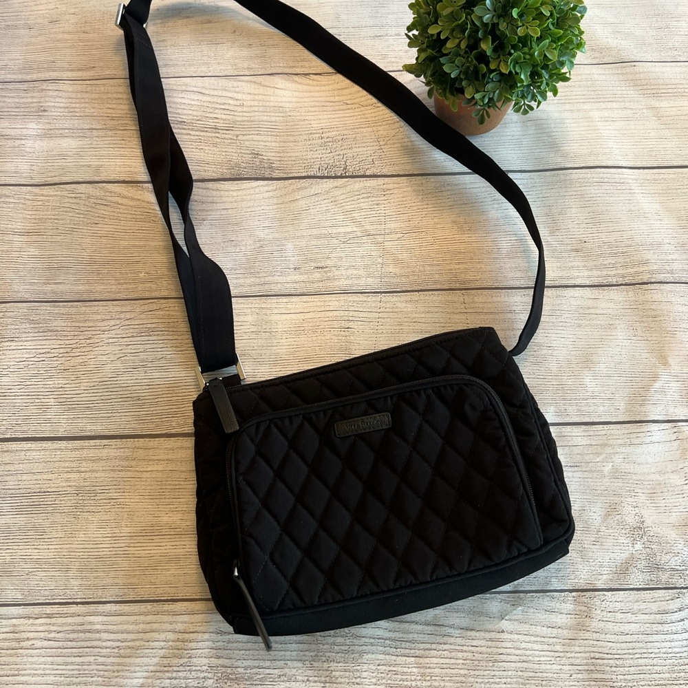 Vera Bradley Black Quilted Crossbody Bag